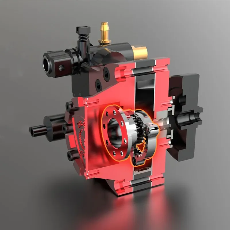 TOYAN Jaunu Trīsstūrveida Rotora Dzinēja Modelis Viena Rotora Motora Ūdens dzesēšanu Motoru Micro Set DIY Modelis