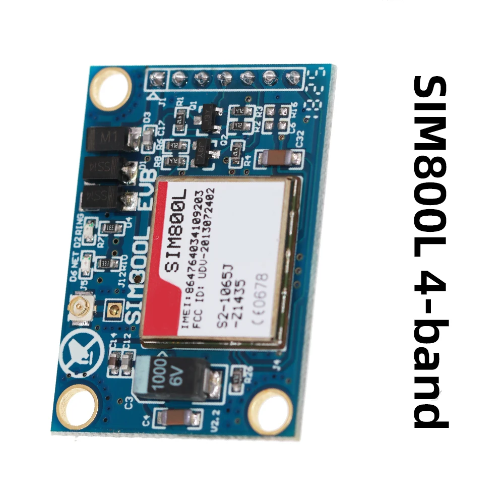 Mazākais SIM800L GPRS GSM Modulis MicroSIM Kartes Core Valdes Quad-band TTL Sērijas Ports