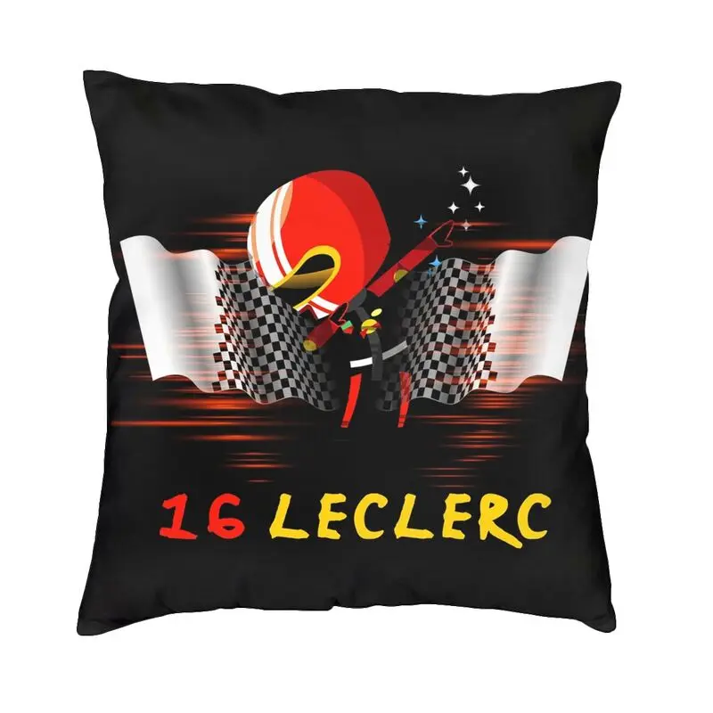 Charles Monako Formula One Vadītāja Leclercs Spilvena Vāku Dubultā Sānu 3D Drukāšanas Grīdas Spilvens Gadījumā, ja Automašīnu Modes Spilvendrāna