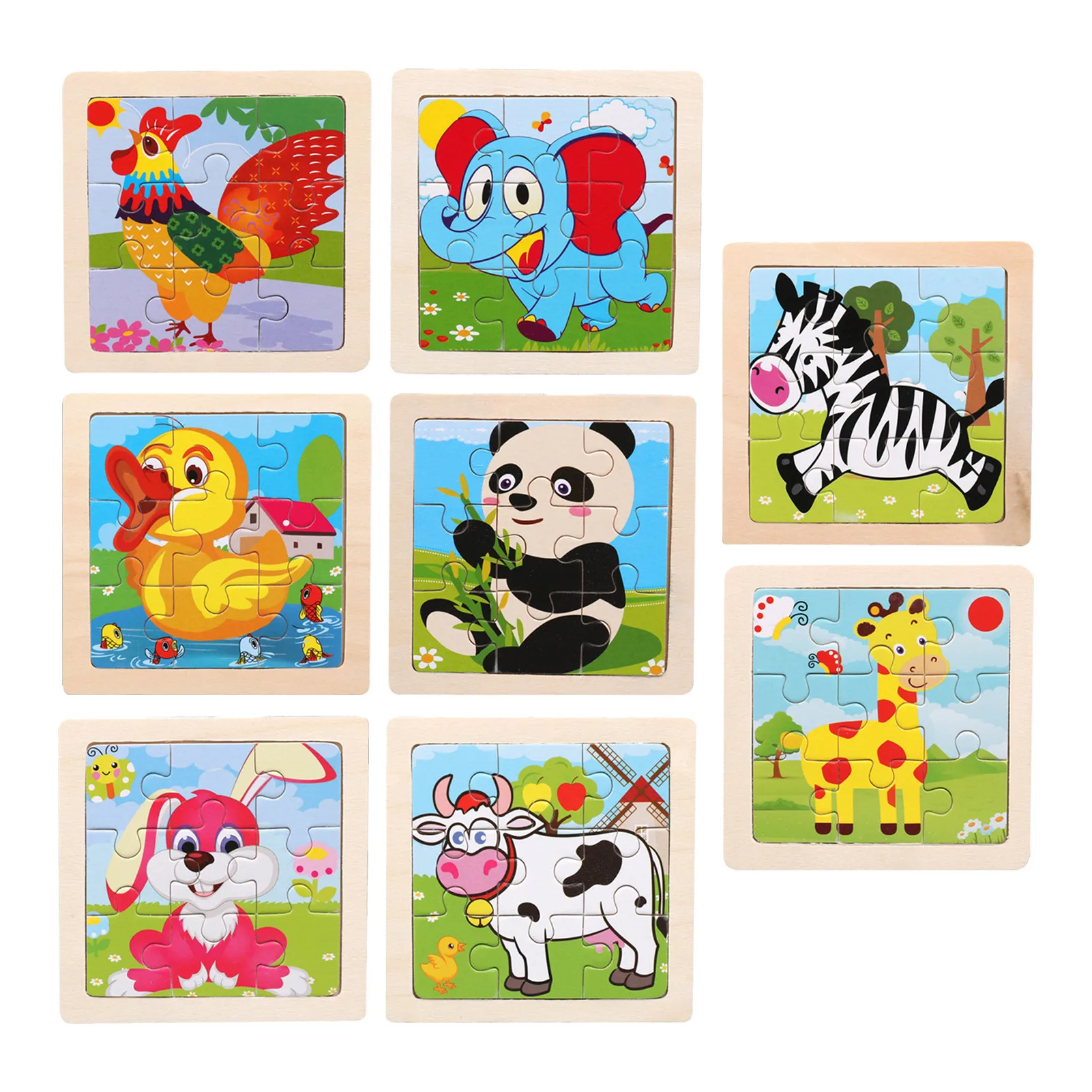 Rotaļlietas Bērniem, Montessori Puzzle Spēles Dzīvnieki Galda Spēles Iztēli Izglītības Rotaļlietas, Puzles, Rotaļlietas, Koka Puzles 2-7 Gadi